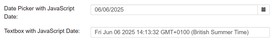 Picture showing Different Date Formats. 